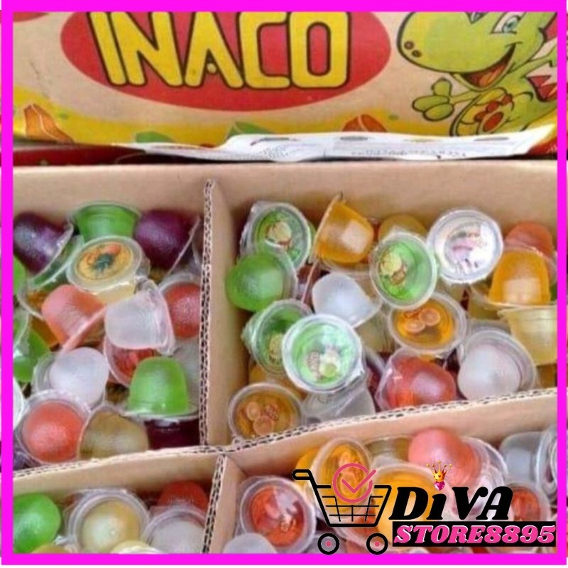 

JELY INACO KEMASAN 1KG(EXP 2025) Jelly Inaco 1kg Kiloan Isi +/- 64-65pcs