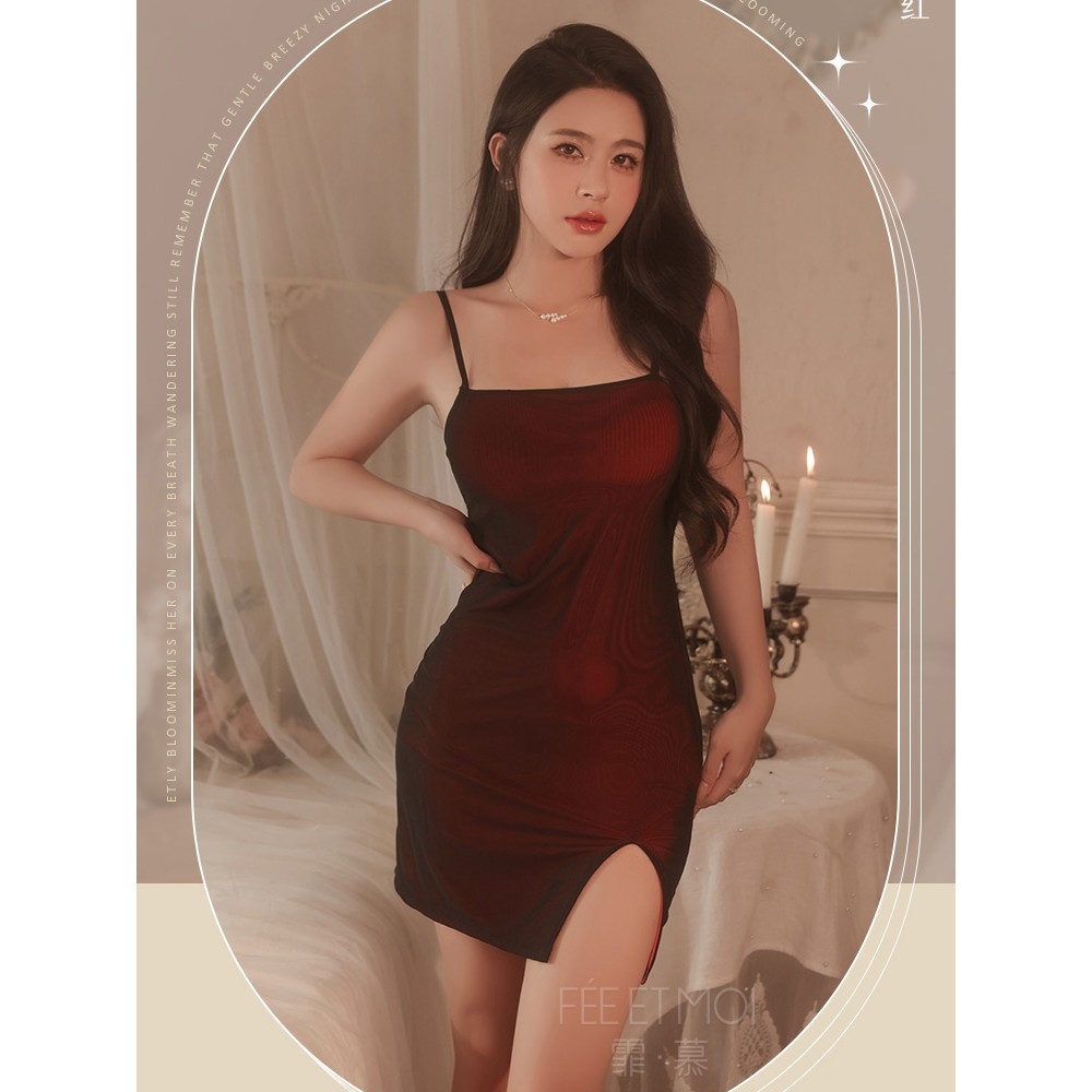 Dress Pendek Wanita Sexy Ketat Slim Fit Wrap Hip