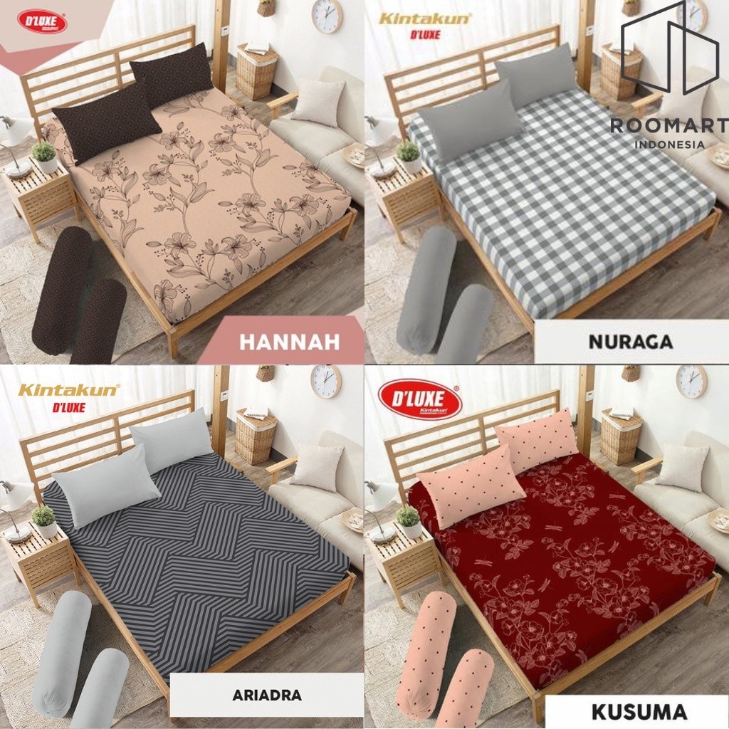Sprei Deluxe Kintakun Edisi Terbaru Bunny Hazel Isaac Braxley Brenda - Ukuran 160x200