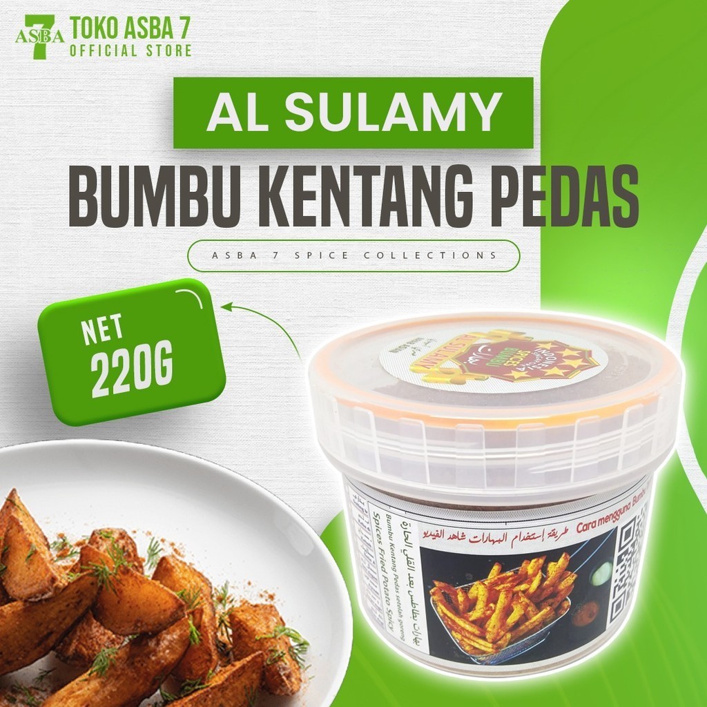 

AL SULAMY BUMBU KENTANG PEDAS SETELAH GORENG 220G