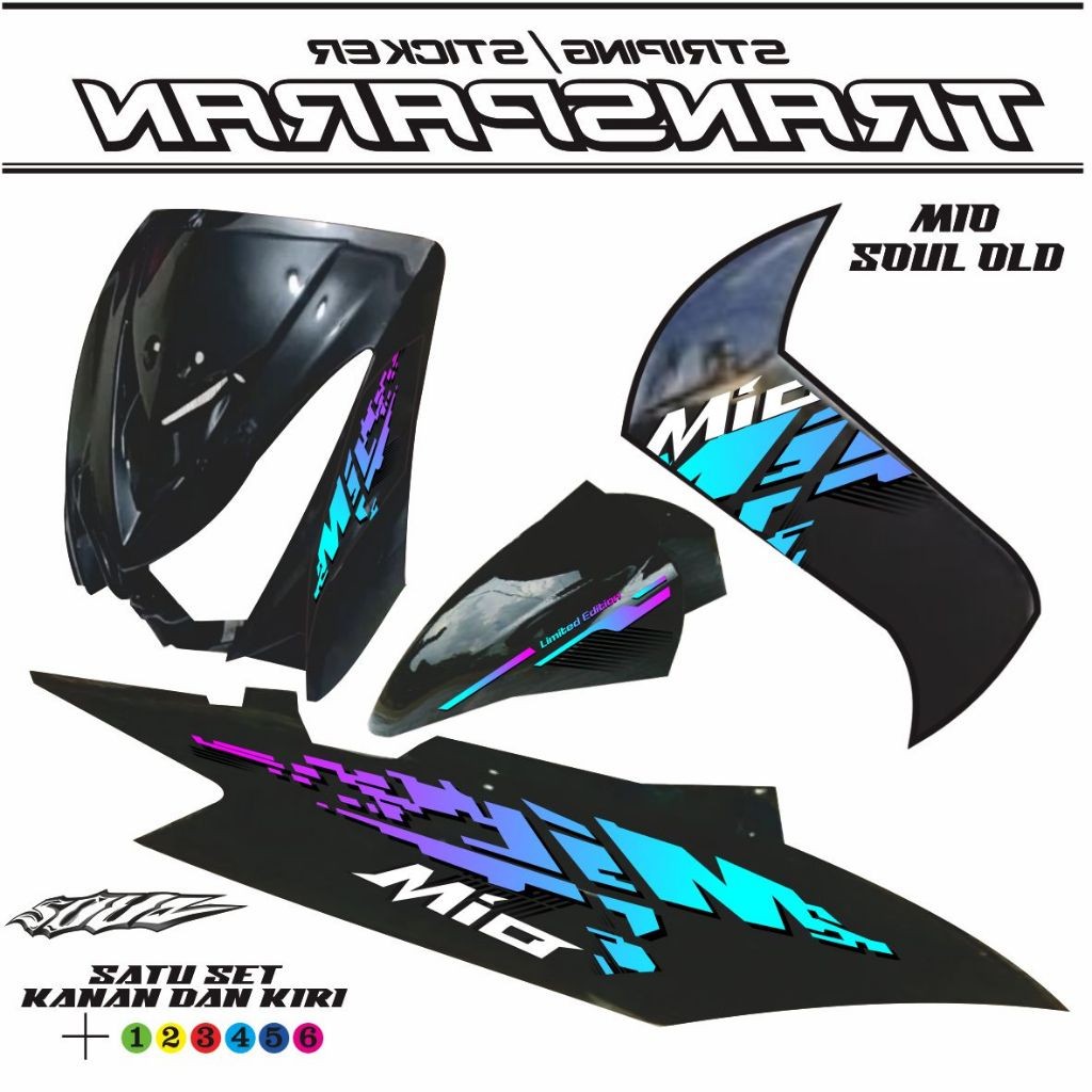 VARIASI STIKER MIO SOUL KARBU MIO SOUL LAMA VARIASI STRIPING STIKER TRANAFARAN SOUL OLD VARIASI