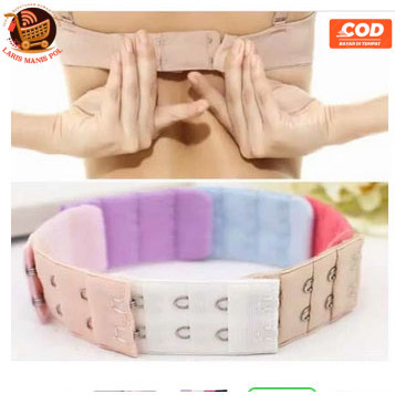 LMP Penyambung Pengait Bra 2 atau 3 Kait – Ekstensi Bra Tambahan untuk Ibu Hamil