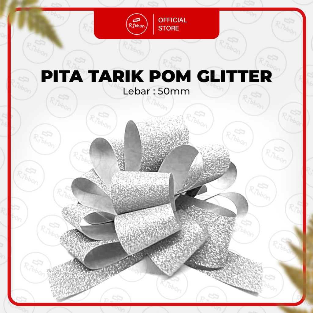 

Pita Tarik Pom Glitter 50mm Gliter Kerlip