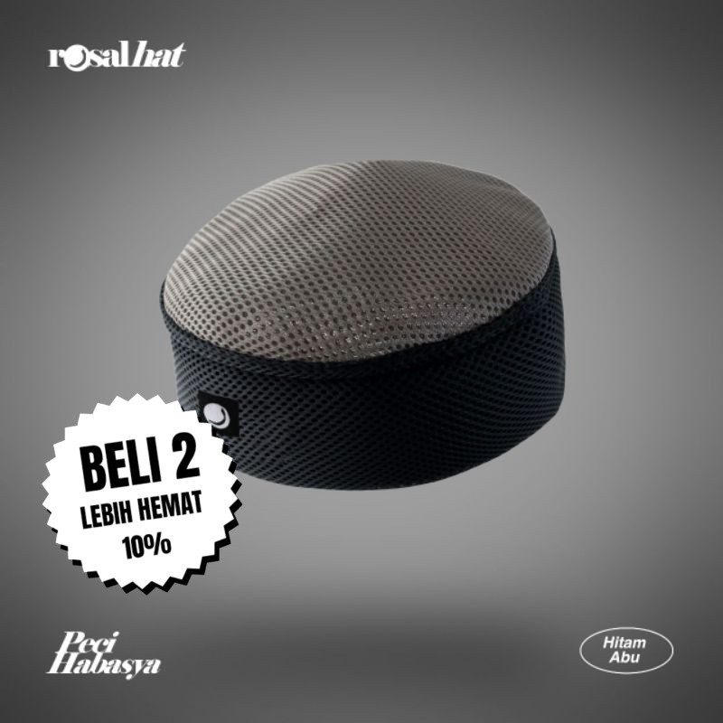 Rosal Peci Habasya Peci Kopiah Songkok Kopeah Topi Haji Sholat Muslim Shalat Santri Desain Unik Leba