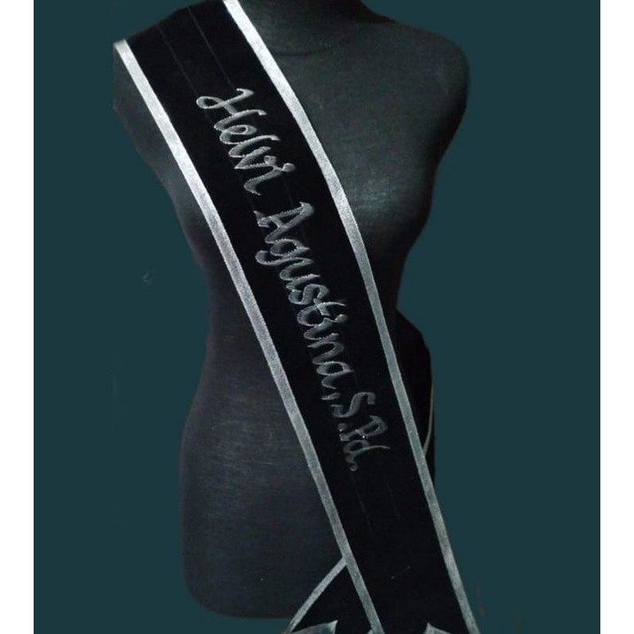 (1 HARI JADI)Selempang Wisuda BLUDRU / Sash wisuda/ Selempang Tahfidz Selempang Wisuda