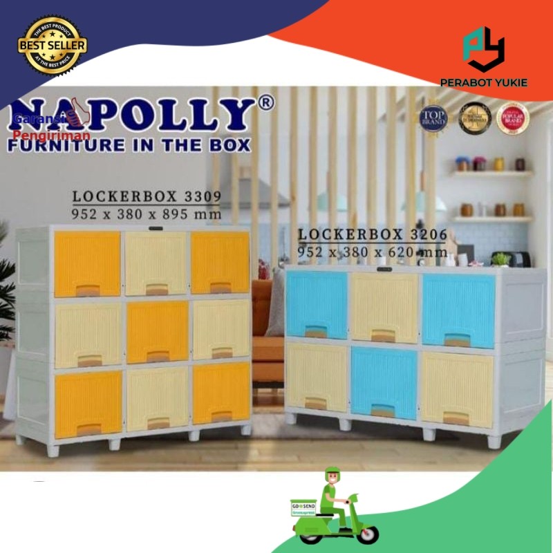 PY LEMARI BOX / LOCKER BOX / LEMARI BAJU NAPOLLY