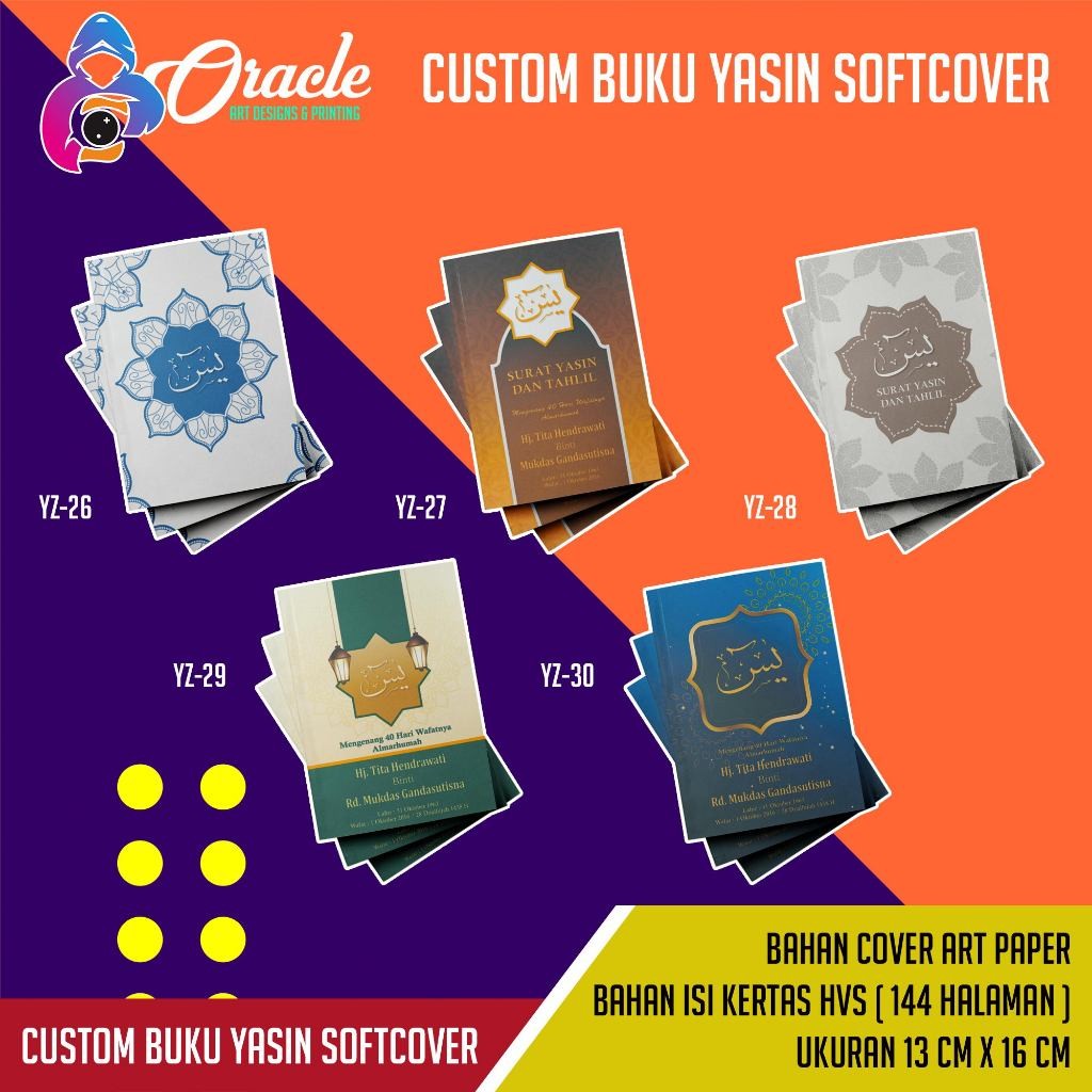 

Cetak Custom Yasin & Tahlil Softcover 144 Hal Part 2
