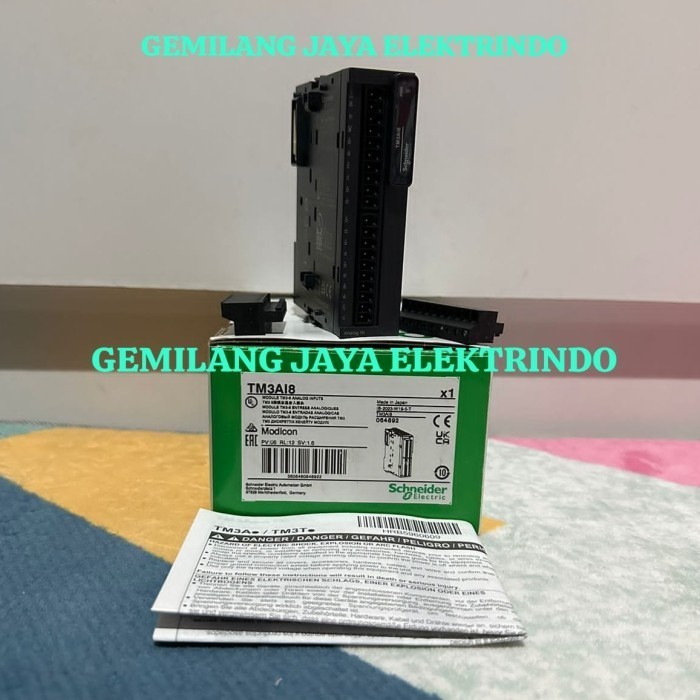 PLC SCHNEIDER MODICON TM3AI8 ANALOG INPUT MODULE TM3 - 8 INPUT (SCREW)