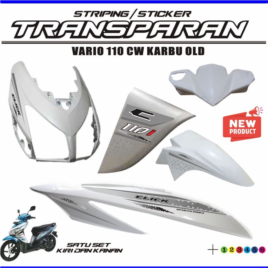 STRIPING STRIPING VARIO OLD 110 CW / STIKER TRANAPARAN VARIO 110 OLD / STRIPING TRANAFARAN STRIPING 
