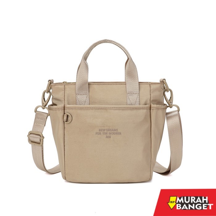 tas selempang wanita simple elegan Tas Selempang Wanita Haruica Bag 55307 Sling bag Import - Black