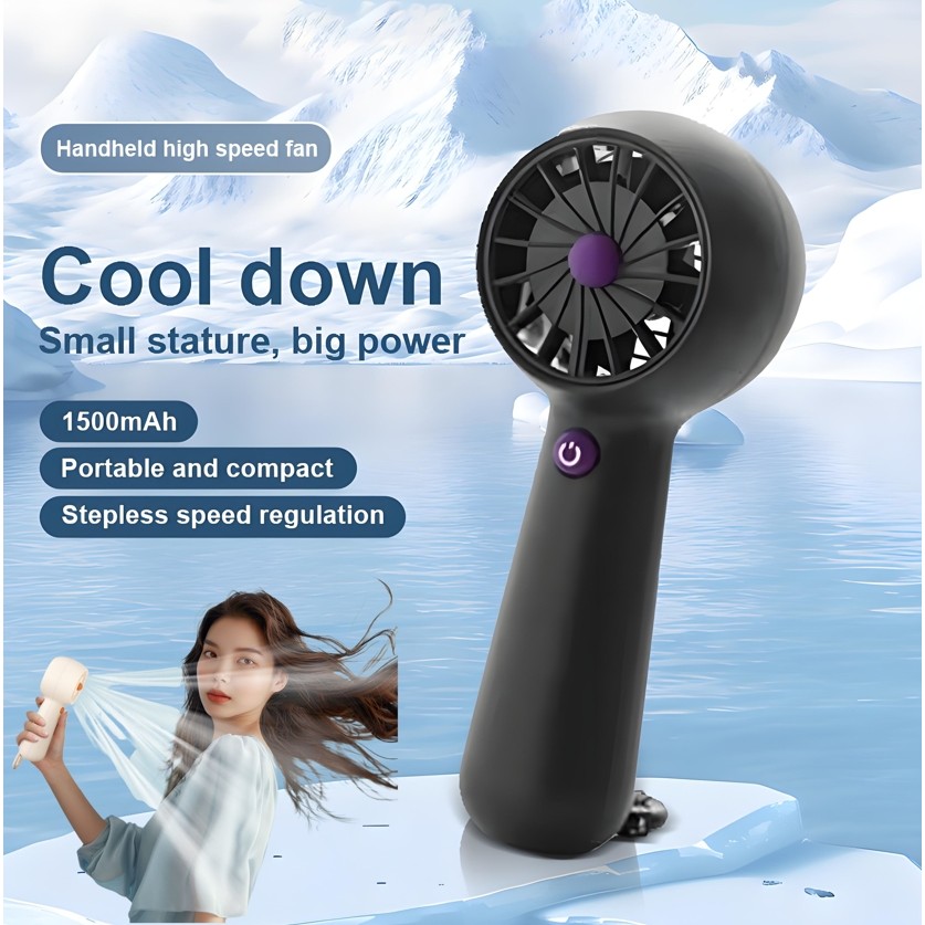 Portable Mini Fan with Hook Usb Untuk Outdoor Kipas Angin Genggam Kipas Angin Listrik Portabel Kecil