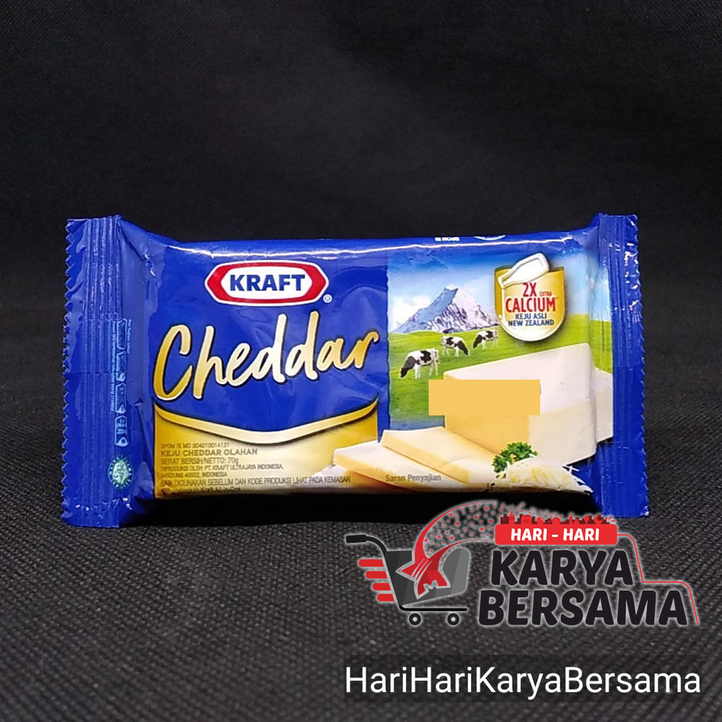 

KRAFT KEJU CHEDDAR 70GR