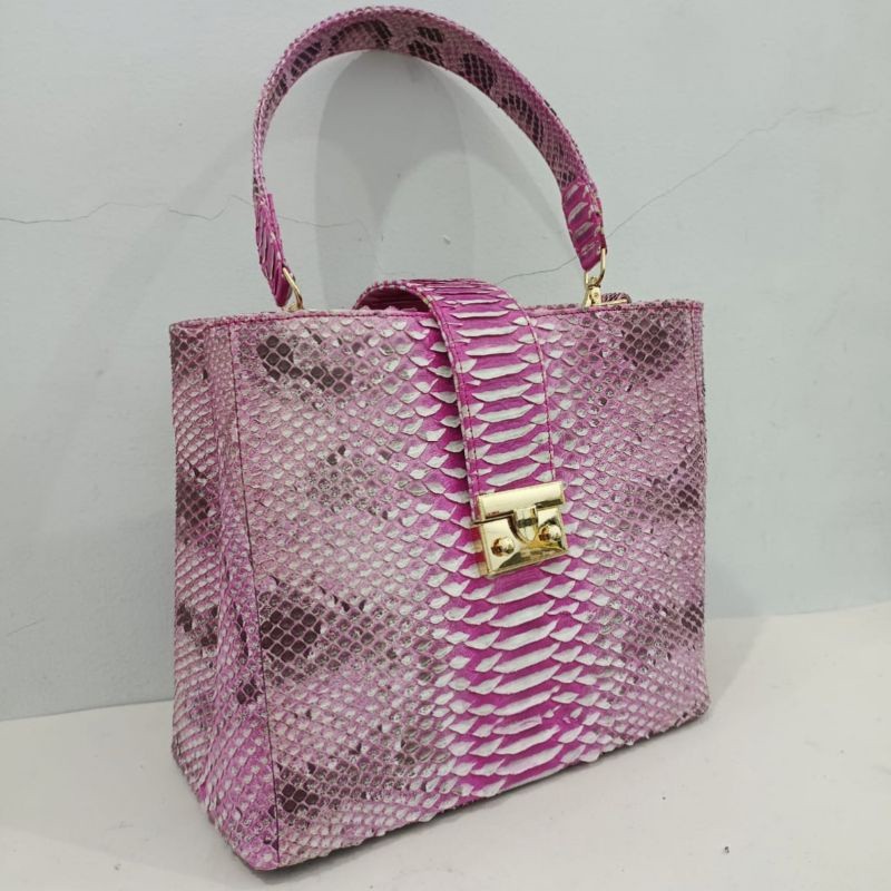 Tas Kulit Ular Piton Asli Wanita AYUNIA PHYTON ORIGINAL