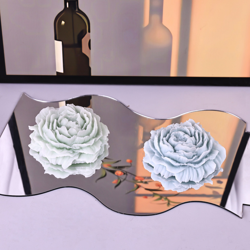 

3D Large Peony Silicone Candle Mold DIY Handmade Creative Flower Aromatherapy Plaster Resin Soap Making Supplies Kit Home Gifts