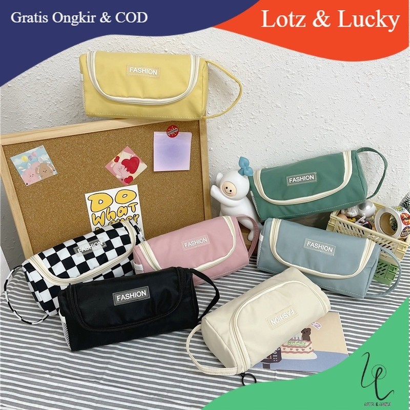 

(WDMPT-02) Dompet Lattice Fashion Aksesoris ATK Pensil Pulpen / Dompet Polos Tas Pensil Multifungsi / Dompet Tas