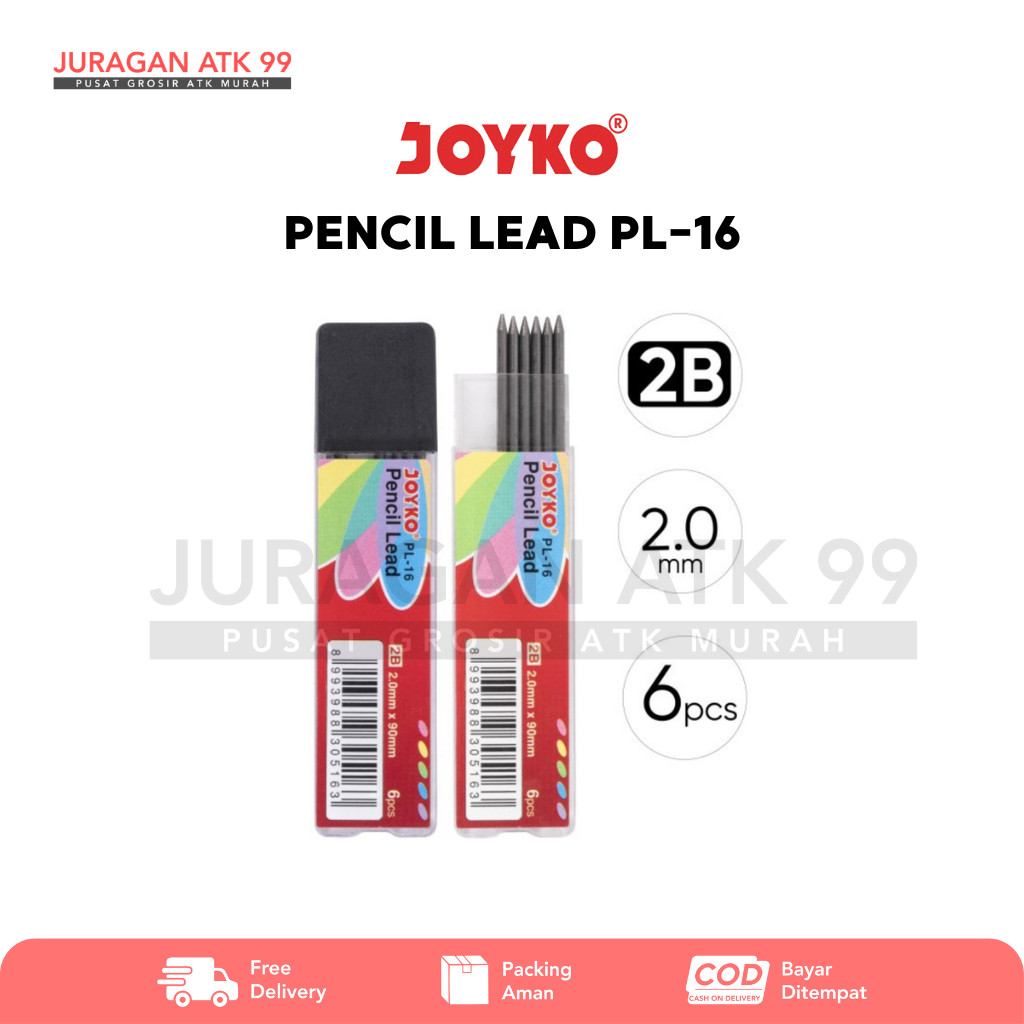 

Pencil Lead Joyko Refill Pensil Mekanik Joyko 2B PL-16