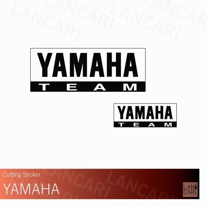 

Sticker Cutting Yamaha Team Motor Vinyl Cut Stiker