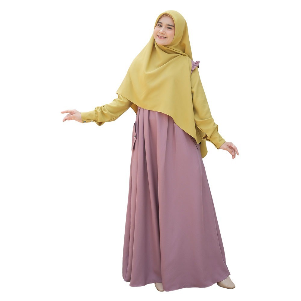 SL SYAR'I - Diana Series gamis Vintage Eropa (SET & Abaya Only)