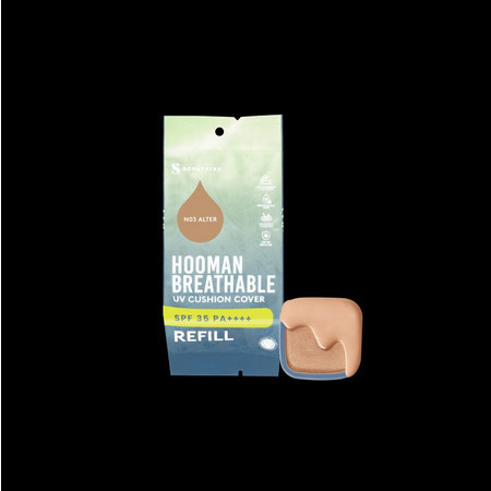 SOMETHINC HOOMAN Breathable UV Cushion Cover SPF 35 PA++++ - Cushion - REFILL ALTER
