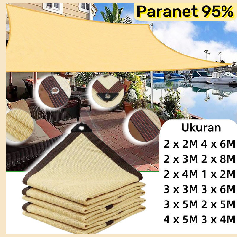 {FREEONGKIR} GAN PARANET 95% LEBAR 4METER / ANTI-UV SUNSHADE NET / FARM NET GREENHOUSE JARING