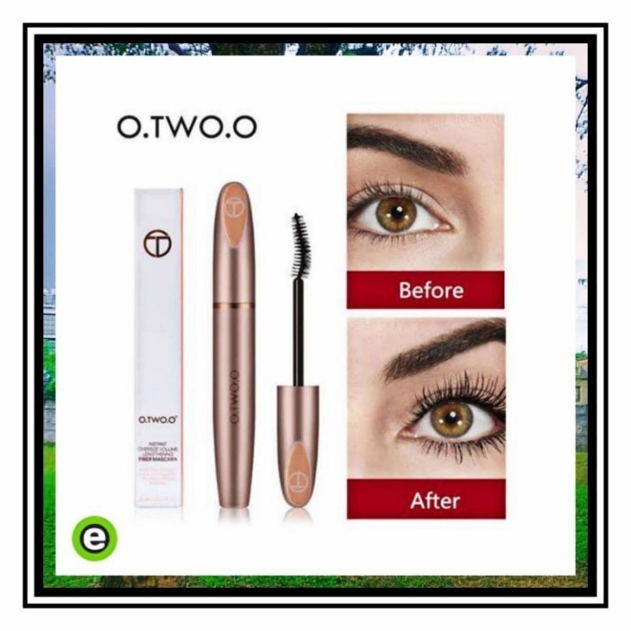 (NEW) -O.Two.O Mascara waterproof O two O silk fiber mascara Maskara OtwoO