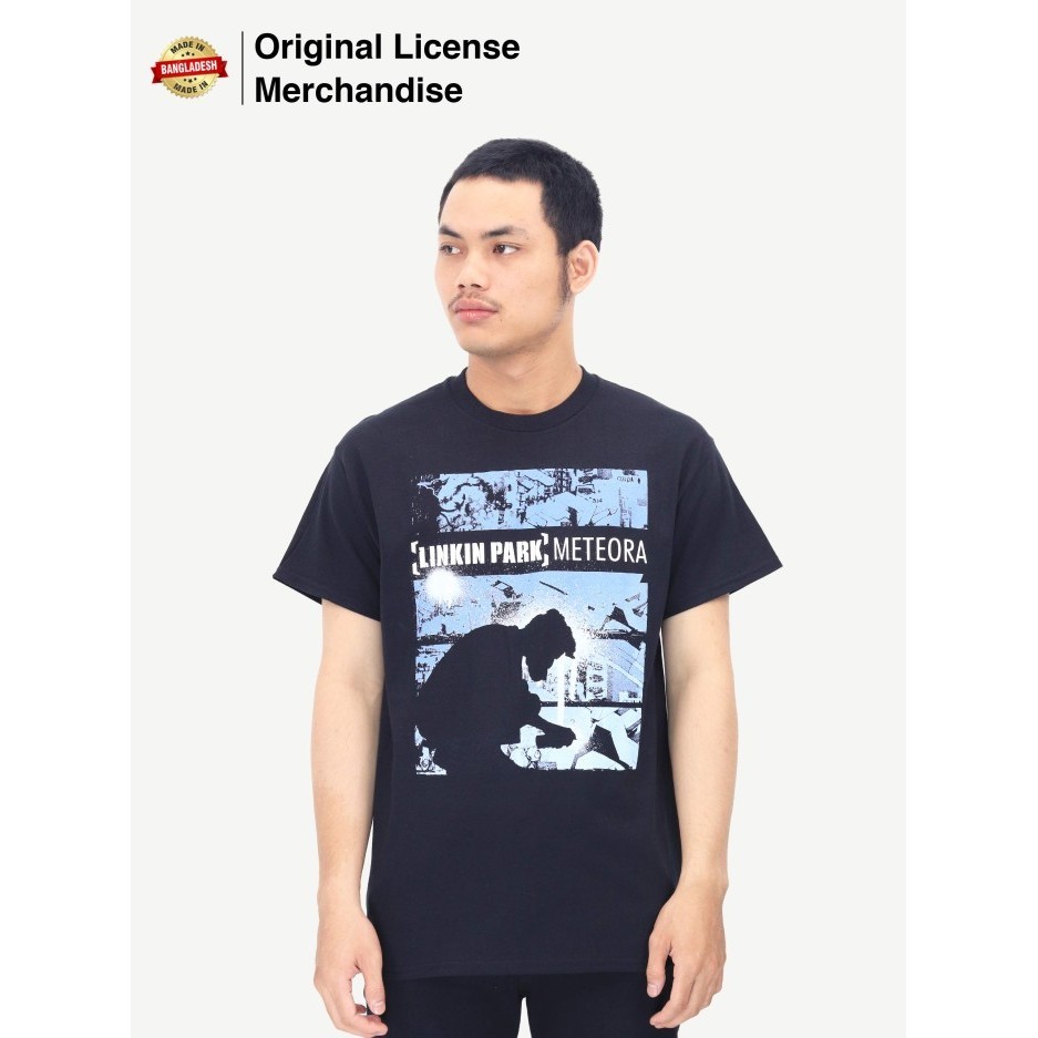 Kaos Baju Import Pria Katun Band LINKIN PARK Ori Meteora Drip Collage