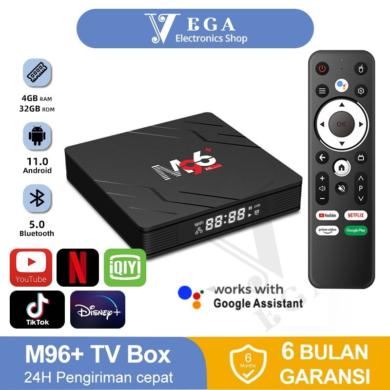 Android Box Tv Ram 4GB 32GB Rom M96 Plus Android 10.0 STB Tv Box 5g Wifi Dan BT 4K Smart Tv box