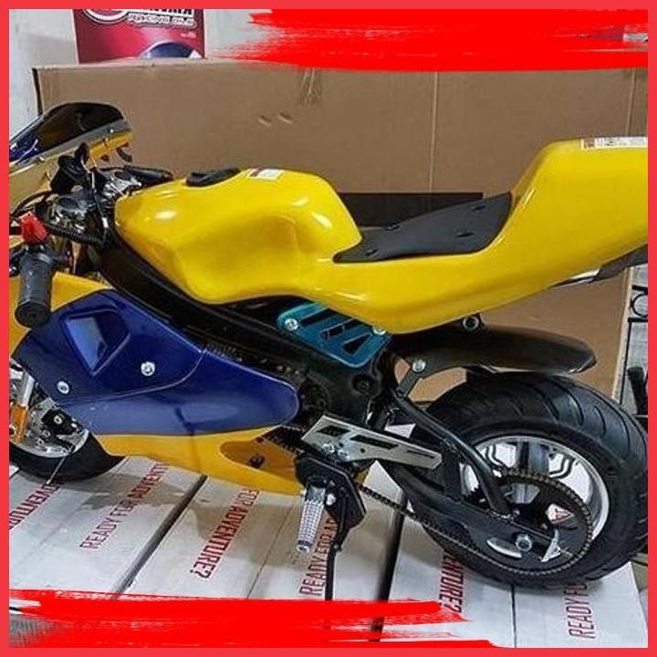 promo diskon 70% (CAMO) MINI MOTO GP 50CC / POCKET BIKE / MOTOR KECIL ANAK / DEWASA - LENKA