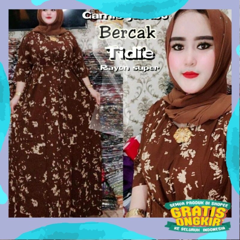 gamis jumbo tiedy/pink fanta