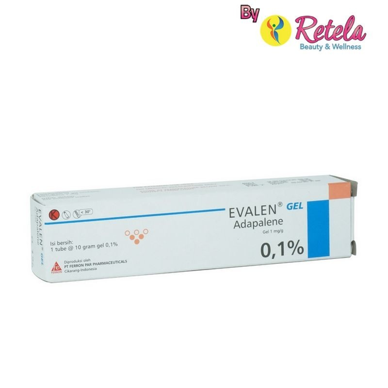 Evalen Gel 10 g / Jerawat / ACne Vulgaris / Adapalene