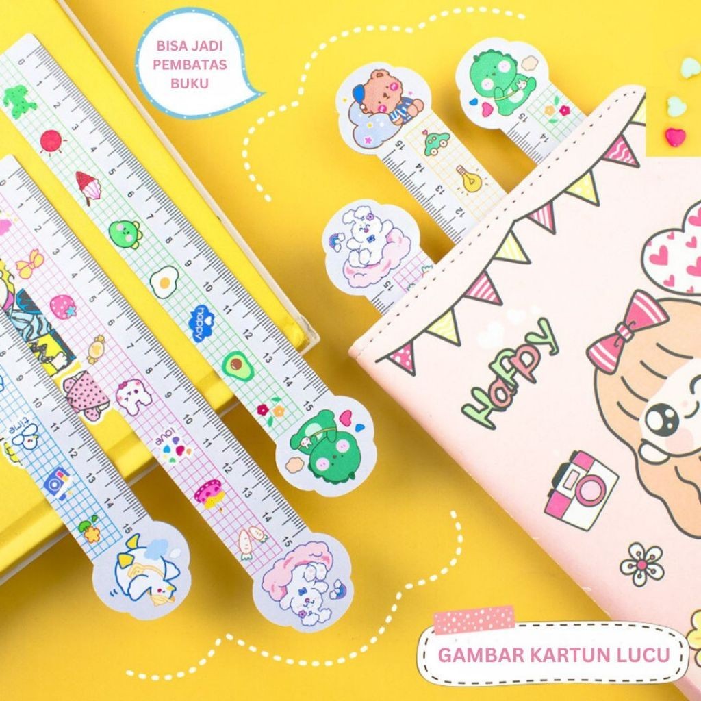 

JB - (15cm) Penggaris / Ruler Plastik PVC Karakter Kartun Lucu Anak Sekolah STY7017