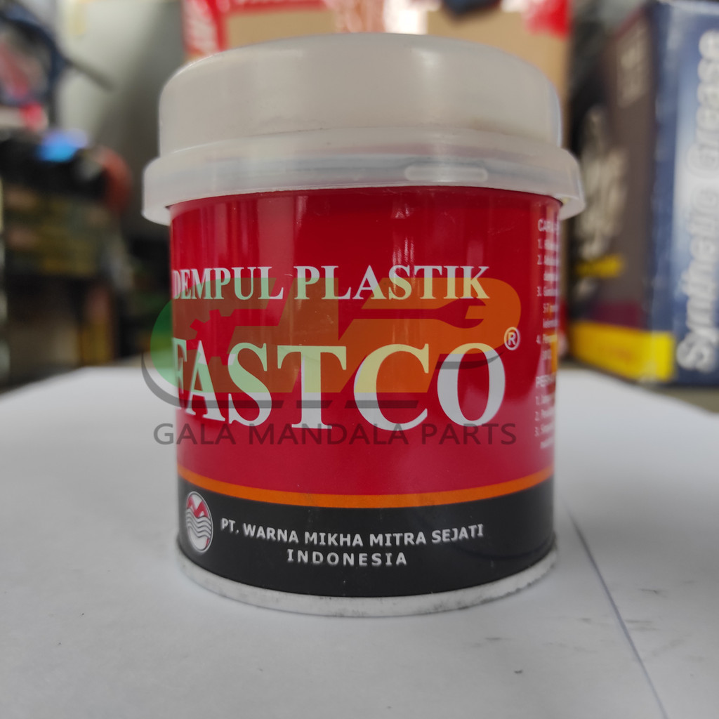 Fastco Cat Dempul Kecil 250gr Plus Hardener Cat Body Plastik Universal