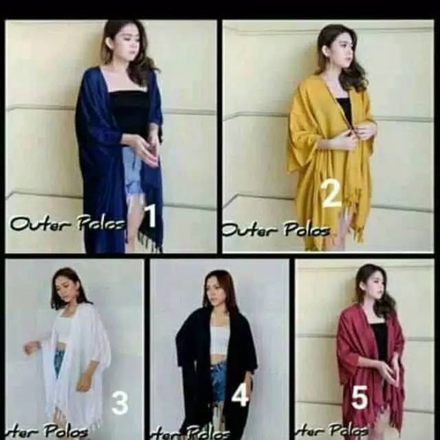 PREMIUM OUTER Cardigan Polos Bali. Cardigan Bali. Cardigan Etnik Bali / Outher Polos Bali