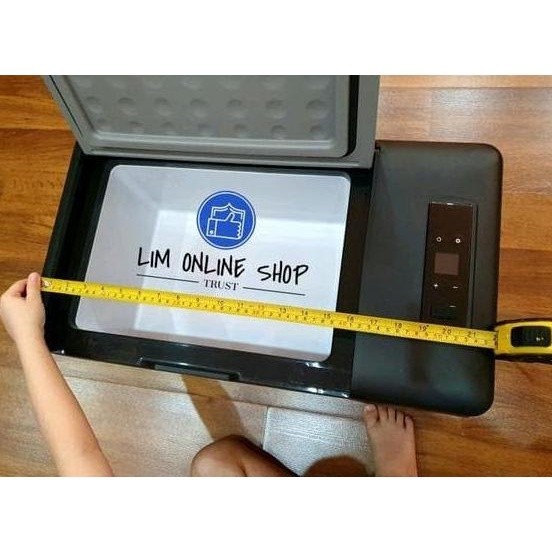 TERLENGKAP NEW Kulkas Mini Portable 15 Liter Frezzer Box Lemari Es Kecil LCD