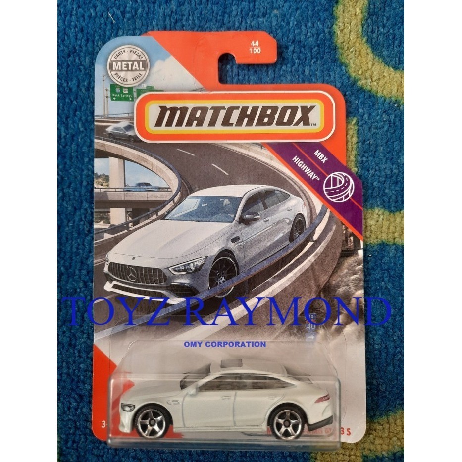 Matchbox Mercedes AMG GT 63 S putih white 2019 Mbx Mercedes AMG GT