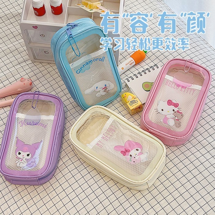 

Andma Tempat Pensil ORI Sanrio Karakter Cinnamoroll Kuromi Melody Kitty - Hello Kitty