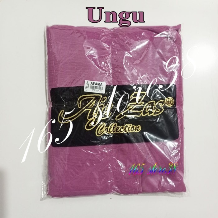 Hijab/Jilbab/Khimar Afama Aje Zas Bergo Crinkle Jumbo Syari Soft Pad - Mustard, Afama