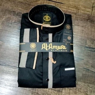 Jubah Al Amwa Gamis Al Amwa - Jubah Platinum Lengan Panjang Al Amwa - Gamis Panjang Al Amwa - Jubah 