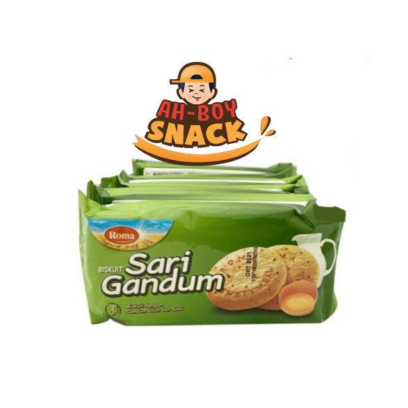 

SARI GANDUM RENCENG ISI 10 SACHET X 39 GRAM -ROMA SARI GANDUM RENCENG