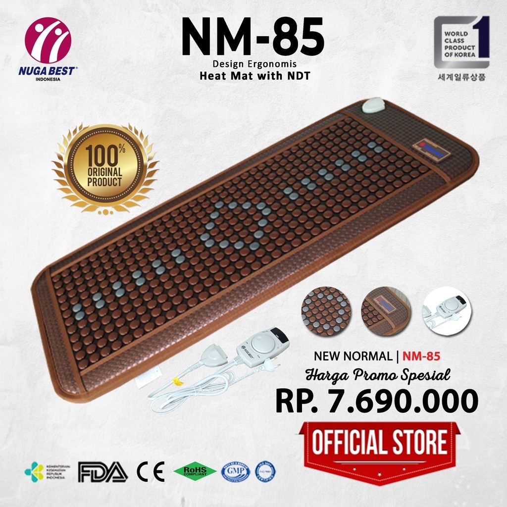 promo Alat terapi Nugabest |  NM-85 Heat Mat with NDT Nuga Best (Matras Kesehatan) asli korea