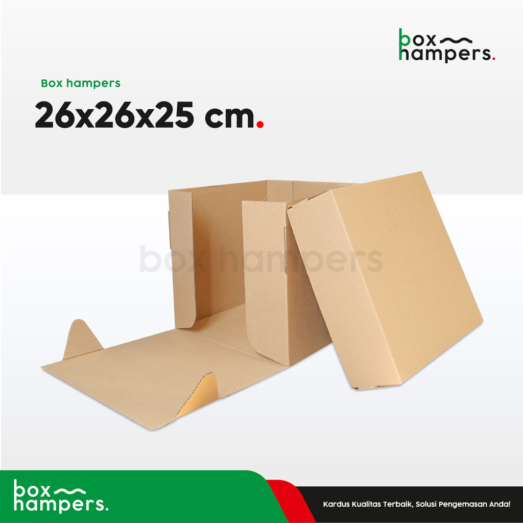 

Box 26x26x25 cm (Homie Cake Top/Bot) Tart/Puding/Kardus/Karton/kemasan/Paking/boxkuetart/boxtart/Hampers/boxBoneka/tinggi25