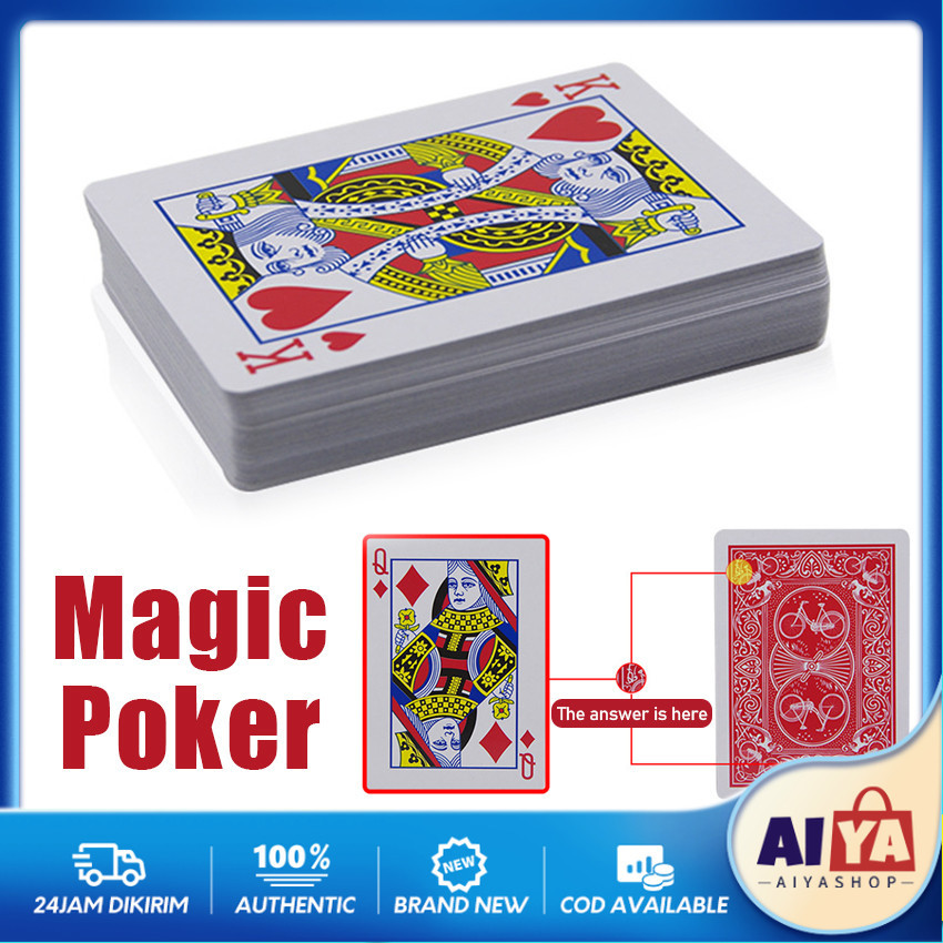 Kartu Remi Khusus Sulap Alat Sulap Kartu Profesional Trik Sulap
