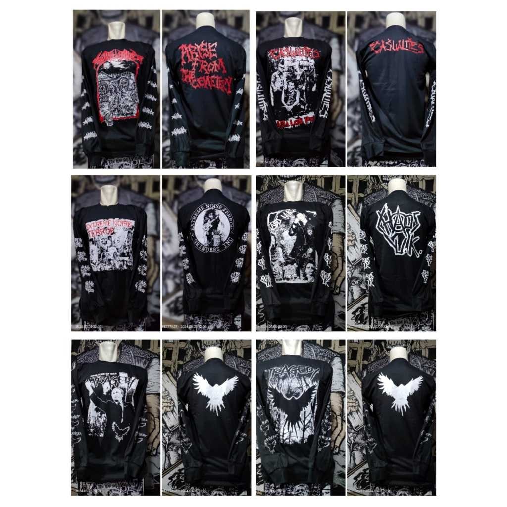 big sale cod kaos panjang pria.kaos band punk lengan panjang.kaos band punk.kaos panjang punk