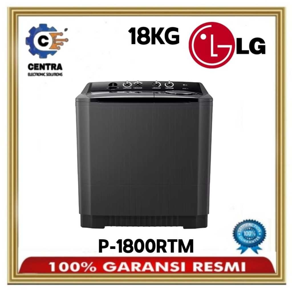 PROMO SPESIAL Mesin cuci LG 2 tabung 18 kg P1800RTM P 1800 RTM 1800RTM P1800