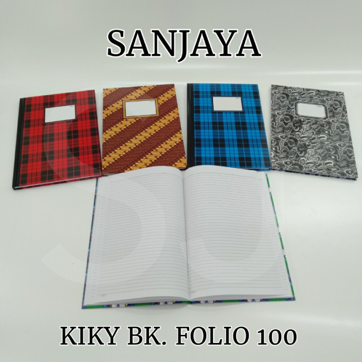 

(HASANS HOME)Kiky Buku Folio Kas 100 Lembar / Buku Kas Hard Cover / Buku Catatan / Kiky Bk. Folio 100