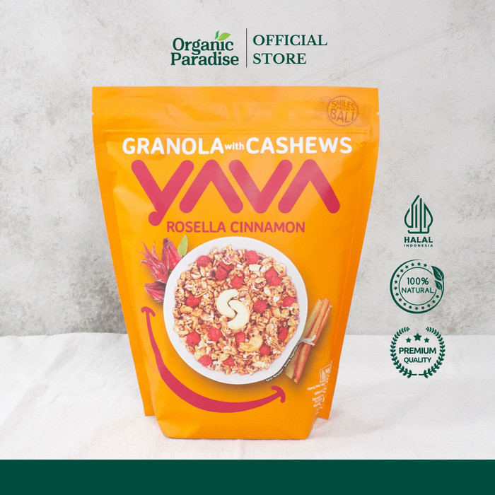 

YAVA Granola Rosella Cinnamon 400 Gr