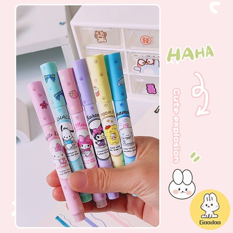 

Alat tulis spidol kartun lucu pelindung mata Sanrio yang kreatif G - GOOD