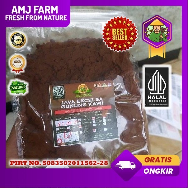 

1 Kg Bubuk Excelsa / Kopi Nangka Murni Tanpa Campuran Alisa / Arsisa / Alisa AMJ FARM