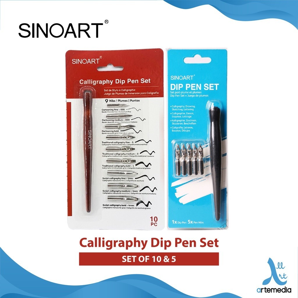 

Sinoart Calligraphy Dip Pen Set Pena Kaligrafi