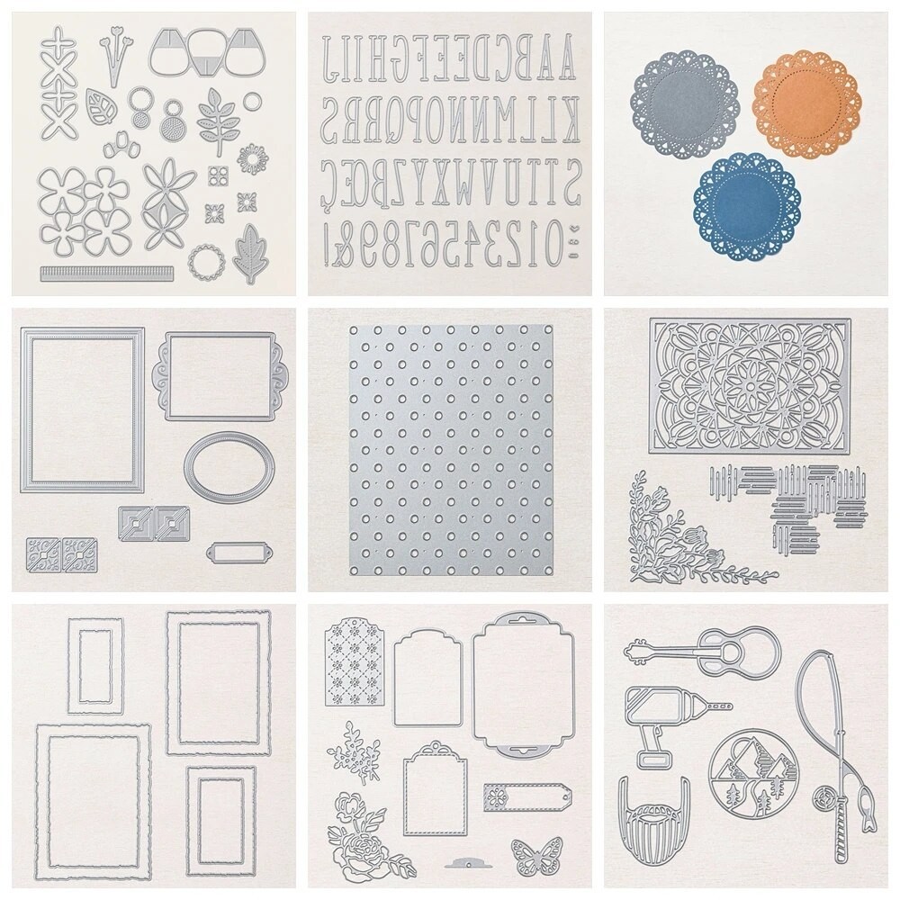 

Deckled Rectangles Dies Paper Florist Designer Tag Artisan Additions Metal Cutting Dies For DIY Scrapbooking Crafts Card Making